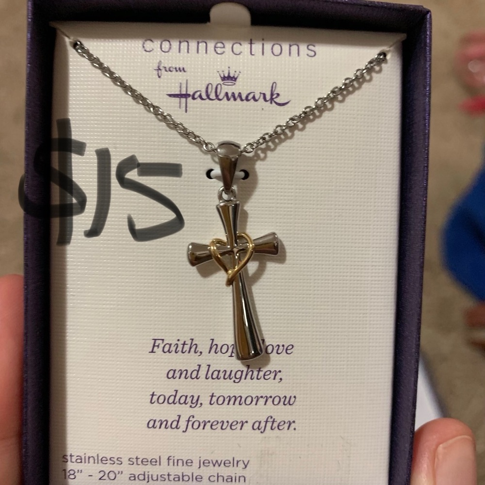 Faith cross necklace
